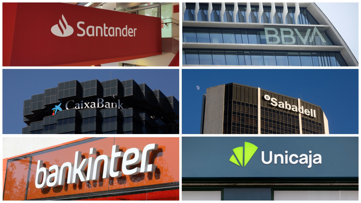 EuropaPress 5927353 logos banco santander bbva caixabank banco sabadell bankinter unicaja (1)