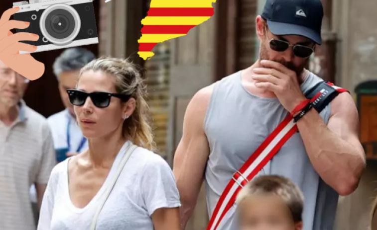 Elsa Pataky i Chris Hemsworth, enxampats de vacances a Catalunya