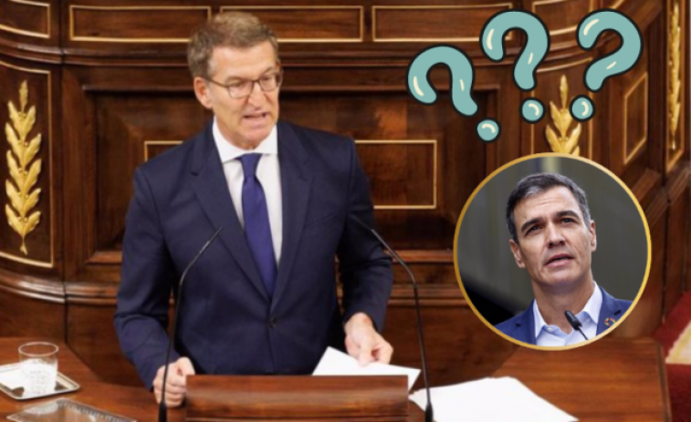 Feijóo diu que Sánchez crea 