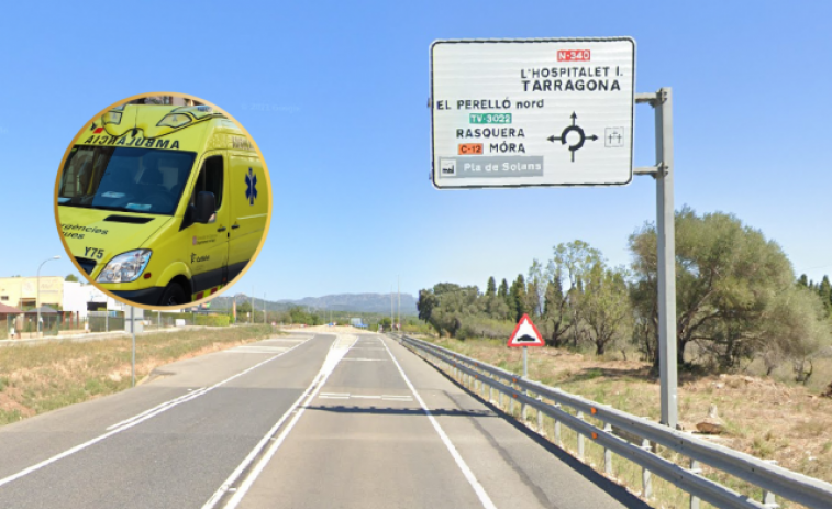 Dos homes ferits després de caure per un pont mentre circulaven amb cotxe