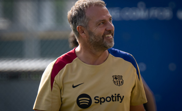 Hansi Flick es rendeix a La Masia en la seva primera entrevista com a entrenador del Barça