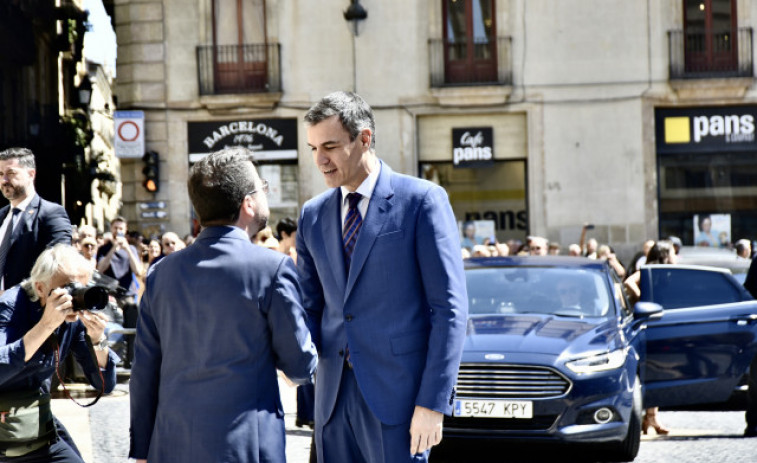 Aragonès i Sánchez es reuneixen a la Generalitat: una trobada amb molt de rerefons