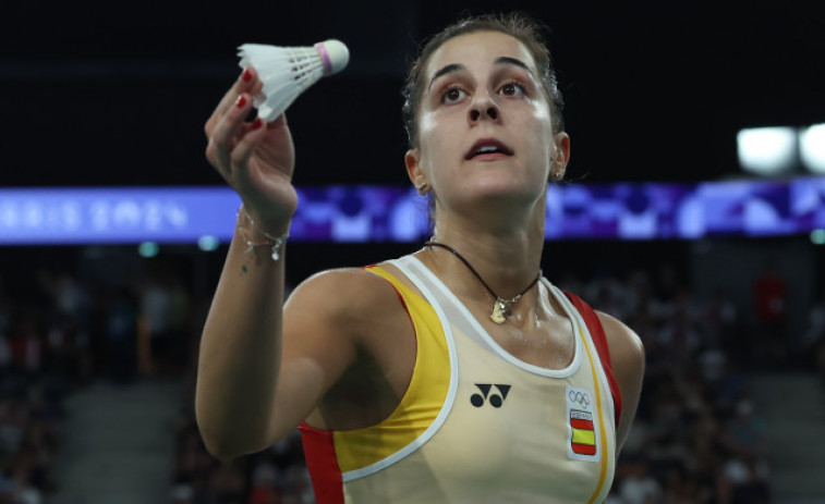 Carolina Marín passa a quarts a París després de guanyar un dur i intens duel a Zhang