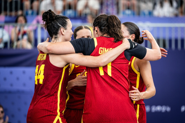 EuropaPress 6132796 equipo espanol baloncesto 3x3 femenino juegos olimpicos paris 2024