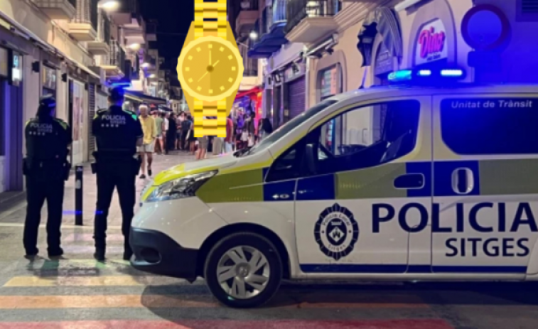 Gran operatiu policial a Sitges contra els lladres de rellotges de luxe