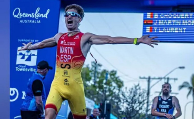 Javier Martín, campió del món de duatló