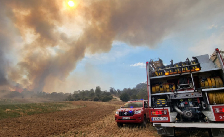 El risc d'incendi, alt a 6 comarques de Tarragona i Lleida