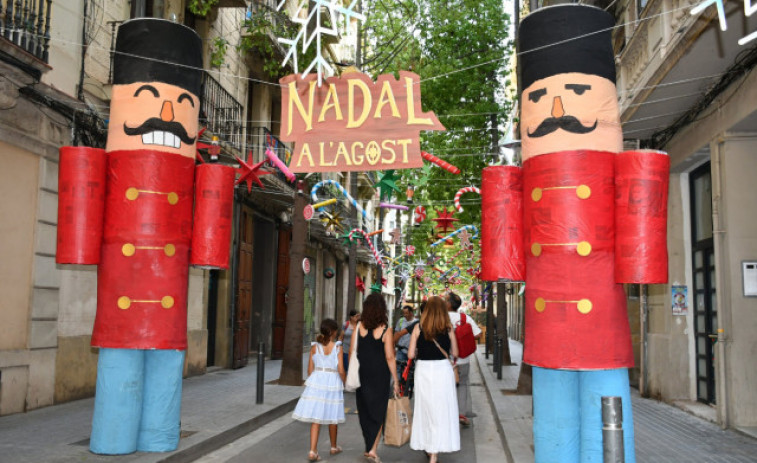 El Nadal del carrer Finlàndia guanya el primer premi de la Festa Major de Sants