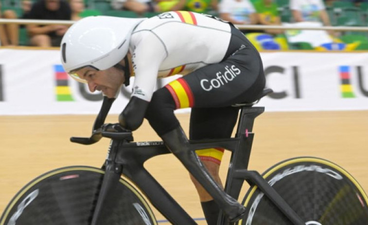 Ricardo Ten, bronze a la persecució 3.000 m C1 de ciclisme a pista