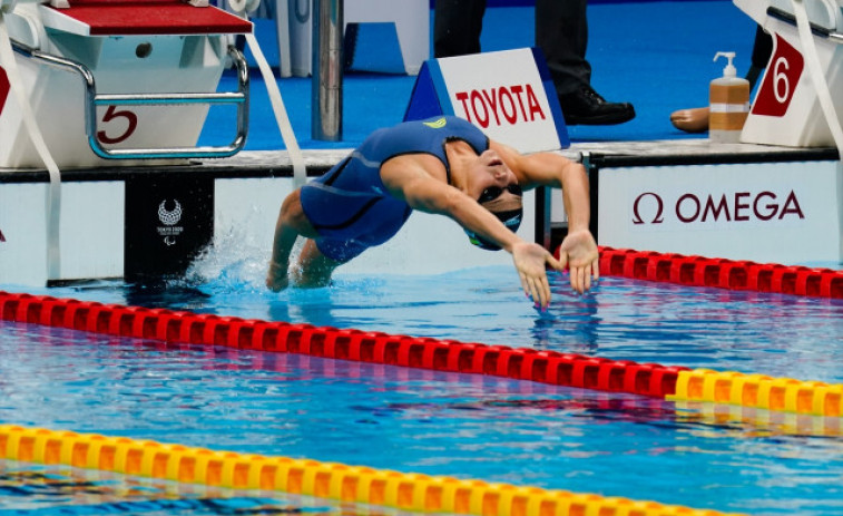 La catalana Nuria Marquès aconsegueix la medalla de plata en natació amb els 100 esquena S9