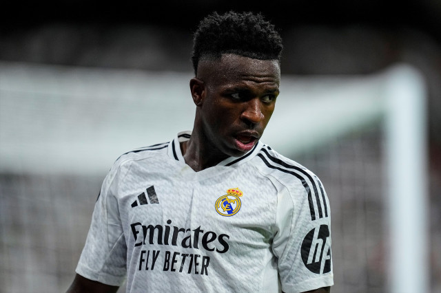 EuropaPress 6187313 vinicius junior of real madrid looks on during the spanish league laliga ea1