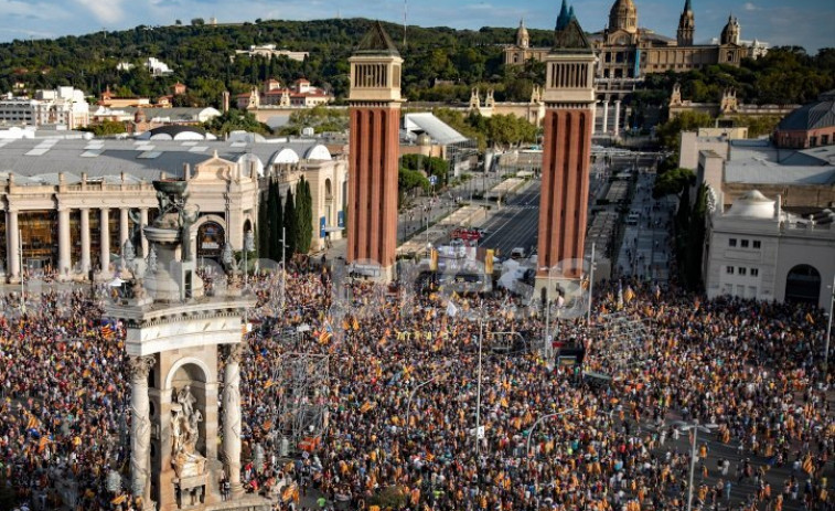 Diada de Catalunya 2024: aquests són els horaris i el recorregut de la manifestació a Barcelona