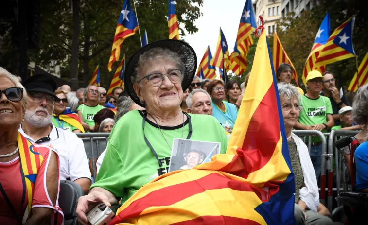 Girona reuneix 6.500 persones en la concentració de la Diada segons la Policia Local