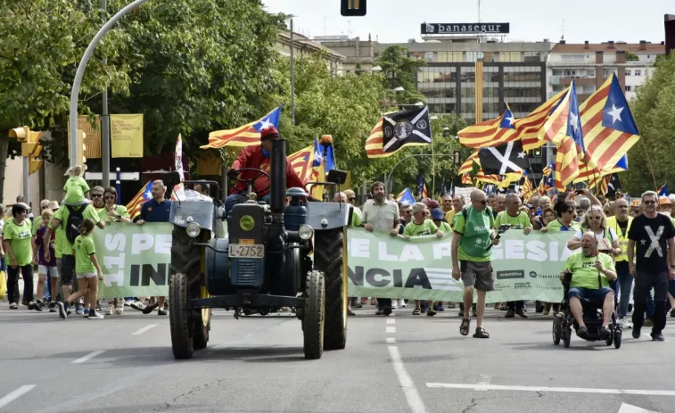 Uns 3.000 manifestants a Lleida segons la Policia Local