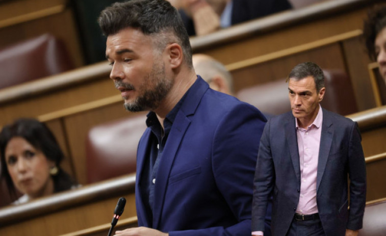 Rufián alerta Sánchez d'un bloc format per Junts, PP i Vox