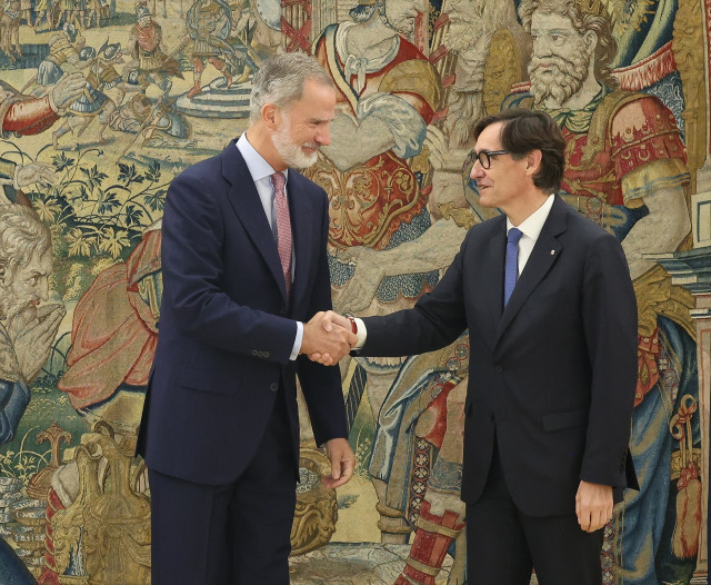 EuropaPress 6219112 rey felipe vi recibe audiencia presidente generalitat cataluna salvador