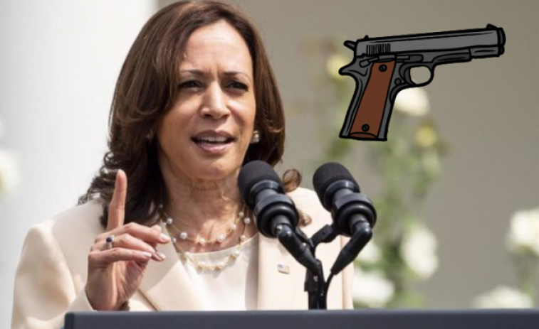 Kamala Harris reconeix que té una arma a casa: 