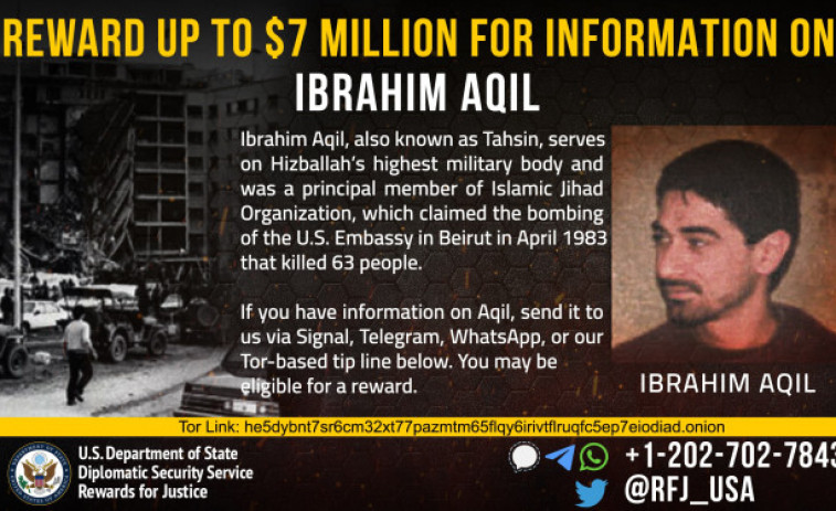 Ibrahim Aqil, l'alt comandant Hezbollah assassinat per Israel que valia 7 milions de dòlars