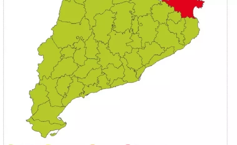 Pluges torrencials a l'Alt Empordà, amb fins a 41,22 mm en 30 minuts a Espolla