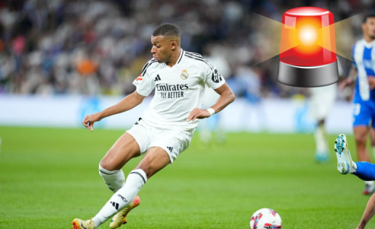 Alarma al Madrid: Mbappé es lesiona i es perdrà el derbi contra l'Atlético