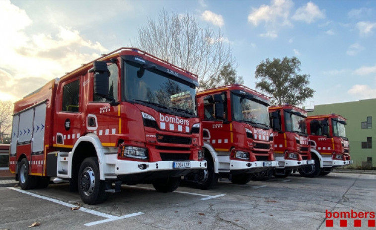 Els Bombers confinen els veïns del barri de Valldan a Berga per un incendi