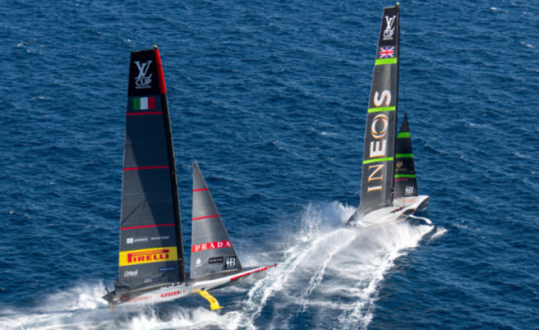 Màxima emoció a la final de la Louis Vuitton Cup: empat entre Luna Rossa i INEOS (3-3)