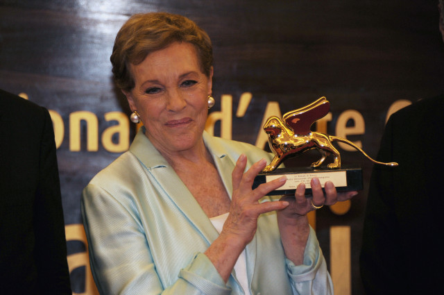 EuropaPress 2351282 02 september 2019 italy venice english actress julie andrews receives the