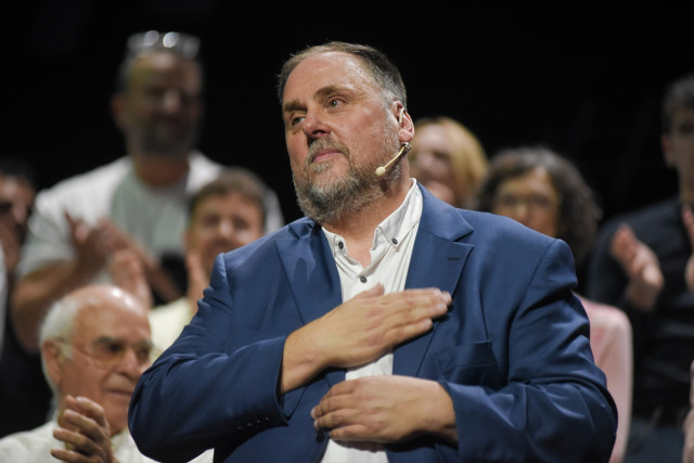 EuropaPress 6226725 expresidente erc oriol junqueras presentacion candidatura militancia