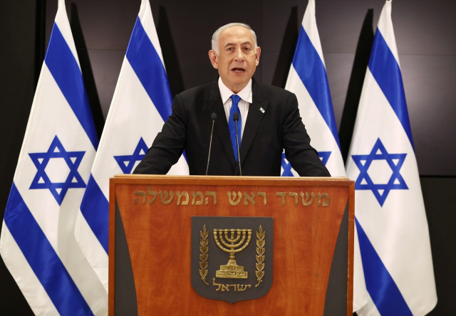 EuropaPress 5492242 tel aviv april 11 2023    israeli prime minister benjamin netanyahu speaks 1