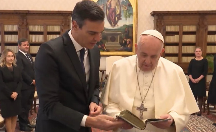 Sánchez i el Papa es reuniran per sumar esforços per la pau al Pròxim Orient