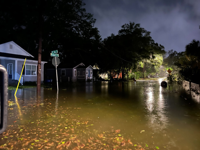 EuropaPress 6267448 10 october 2024 us st petersburg hurricane milton brings floodwater to the