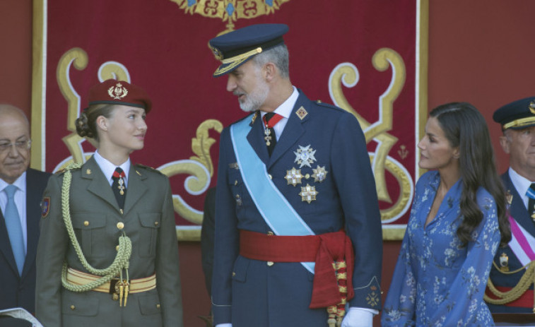 Els reis Felip i Letizia amb Leonor presidiran la desfilada del 12 d'octubre