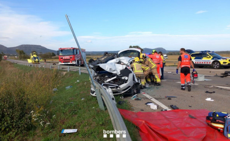 Un ferit greu i dos menys lleus en un accident a la C-31 a Torroella de Montgrí