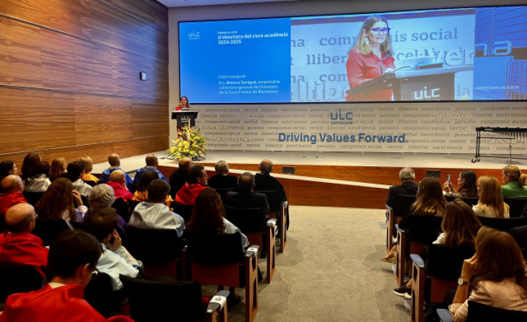 Blanca Sorigué inaugura el curs acadèmic 2024-25 de la UIC