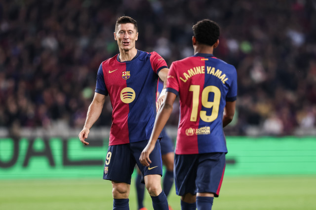 EuropaPress 6289018 robert lewandowski of fc barcelona gestures during the spanish league liga