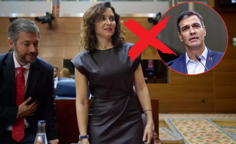 Ayuso diu no a la proposta de reunió amb Pedro Sánchez