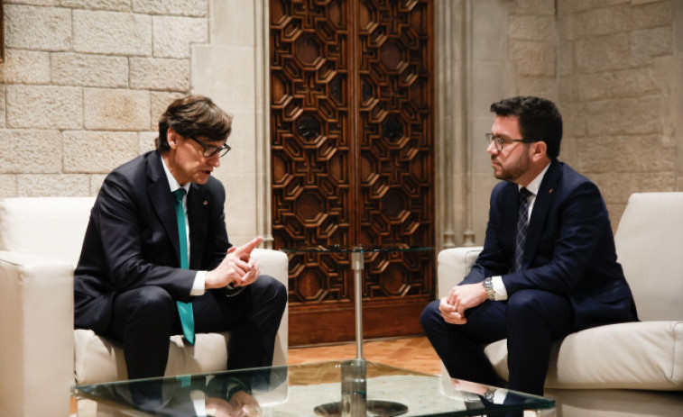 Illa rep l'expresident Aragonès al Palau de la Generalitat: 