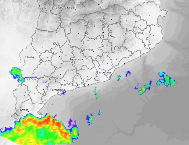 EuropaPress 6315133 radar precipitaciones servei meteorologic catalunya meteocat pasadas 920