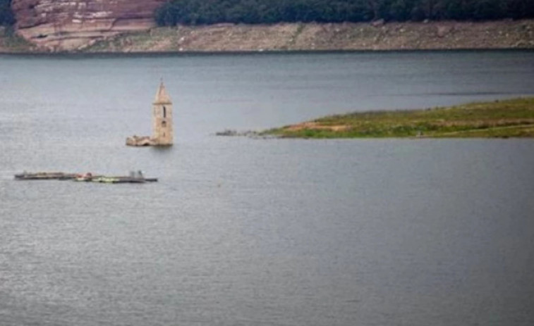 La pluja deixa una lleu pujada de la capacitat d'aigua als embassaments de les conques internes