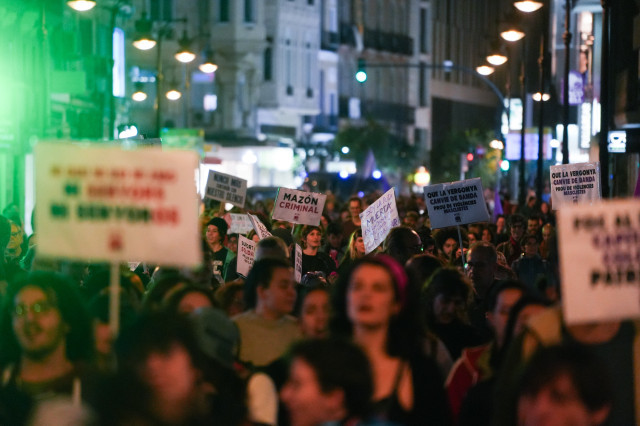 EuropaPress 6364075 decenas personas manifestacion motivo 25n 24 noviembre 2024 valencia