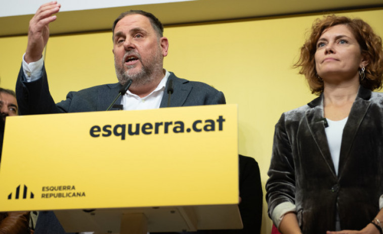 Junqueras celebra guanyar la primera volta i parlarà 