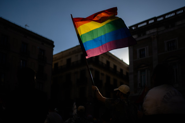 EuropaPress 6063027 bandera lgtbi manifestacion dia orgullo favor palestina plaza universitat1