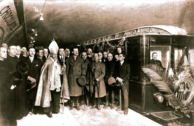 EuropaPress 6402254 inauguracion metro hace 100 anos