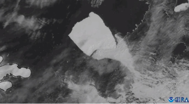 EuropaPress 5636704 imagen satelital iceberg a23a