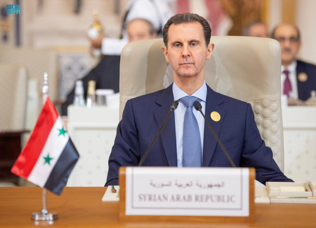 EuropaPress 6090458 riyadh nov 12 2023    syrian president bashar al assad attends the joint