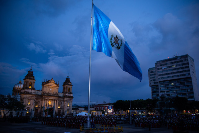 EuropaPress 5473262 september 14 2023 guatemala city guatemala city guatemala raising of the