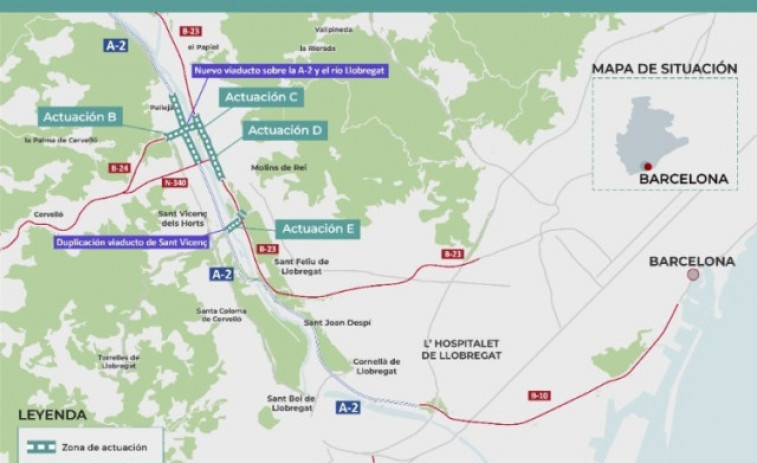 Transports sotmet a informació pública les obres a les carreteres del Baix Llobregat