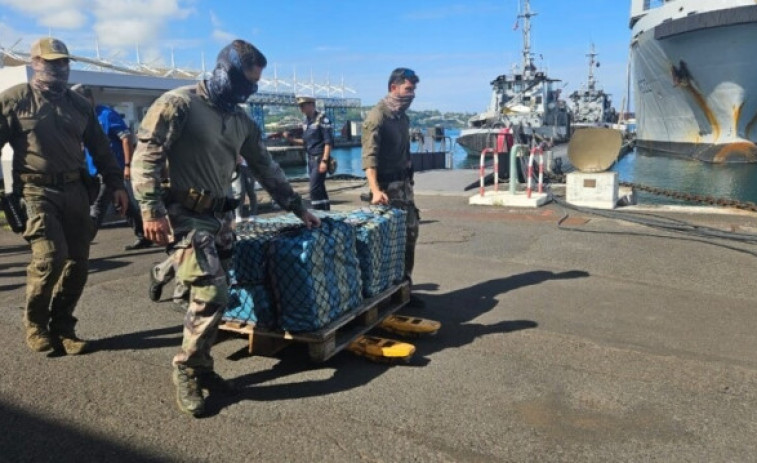 Incautats a la Polinèsia Francesa 524 quilos de cocaïna en un pesquer amb base a Vigo