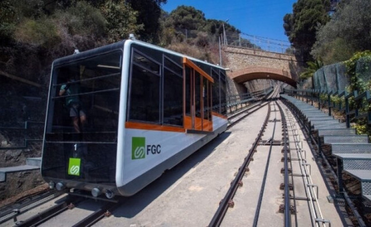 Una avaria deixa sense servei el Funicular de Vallvidrera de FGC