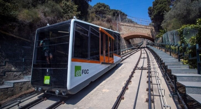 EuropaPress 6437979 funicular vallvidrera barcelona retoma horario habitual